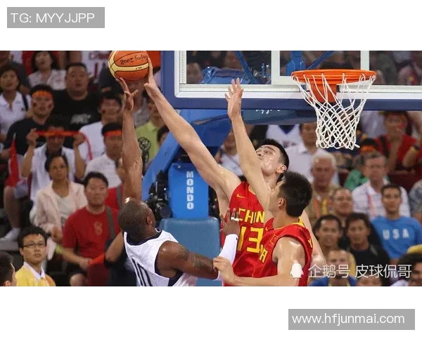 姚明在篮球场上的精彩瞬间动图集锦展现巨星风采与无与伦比的球技